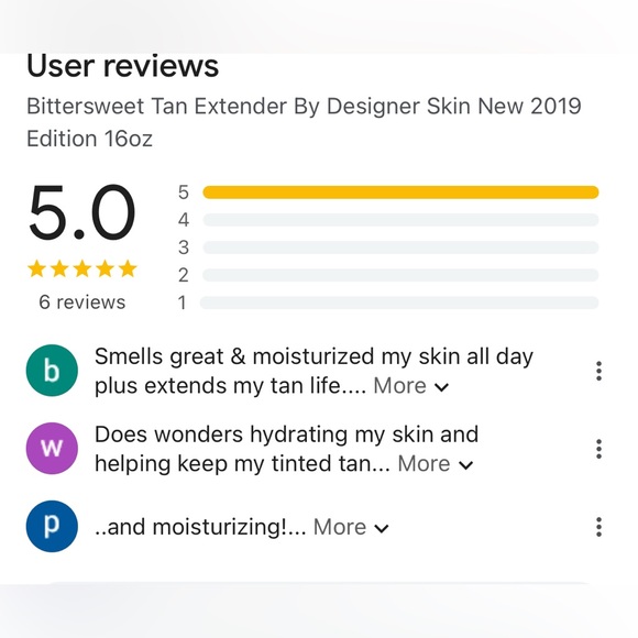 Bittersweet wondrous daily tan extender 16 fl oz - Picture 2 of 8